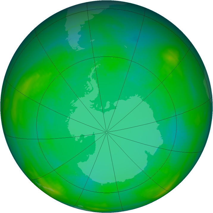 Ozone Map 1981-08-08